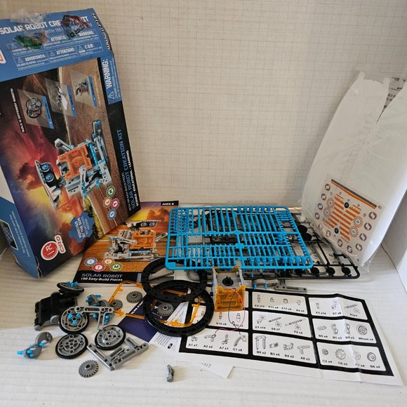 Build 12 Different Solar Robot Creation Kit Toy Walker Roly Poly Walker BOT 8+ - Picture 8 of 13